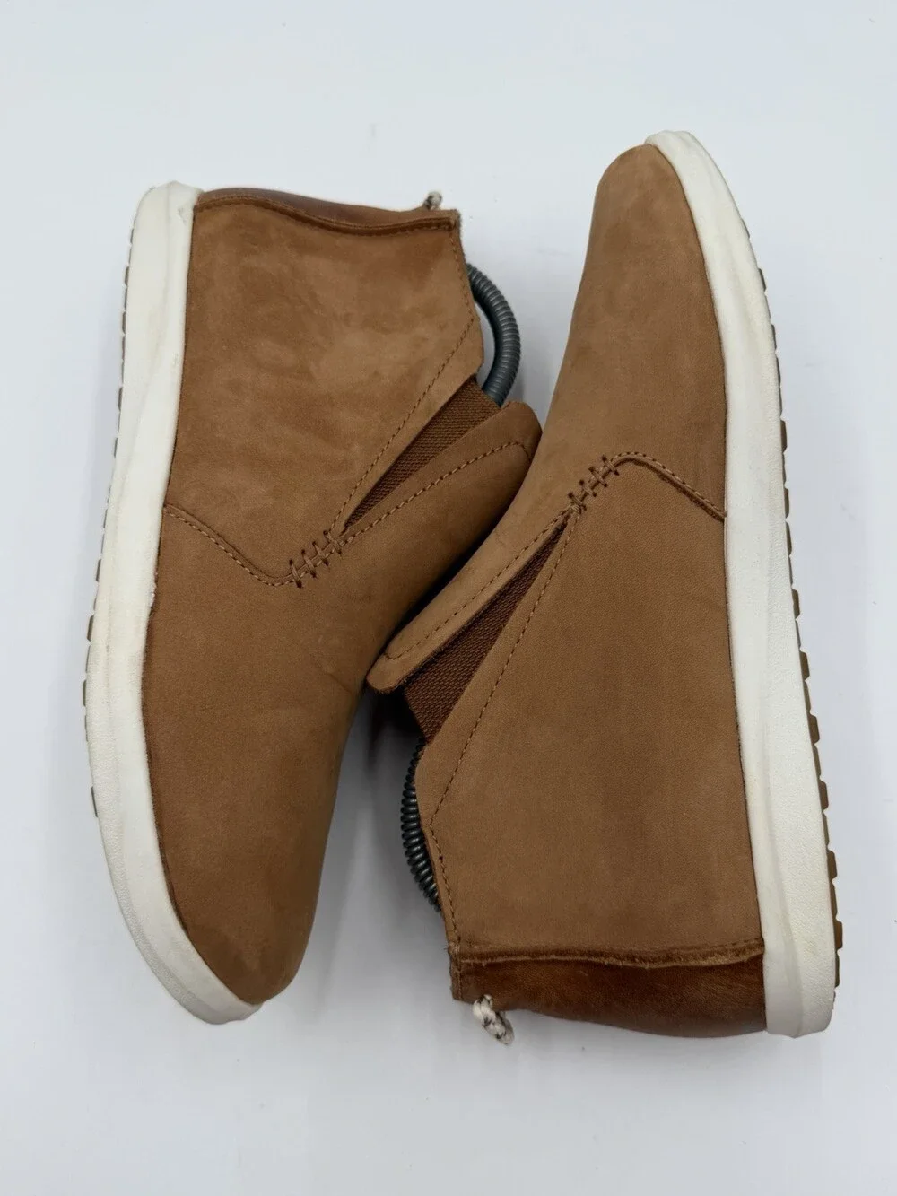 OluKai Women’s 8.5 Hawai'iloa Manu Hope Slip On Boots Waterproof Leather Brown